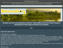 Tablet Screenshot of naturwelt.org